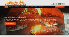 Desktop Screenshot of emmbersfirewood.com.au